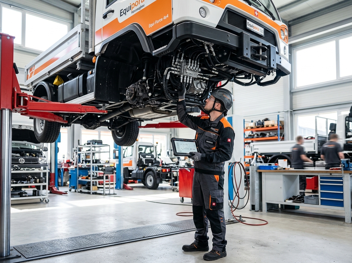 Wartung und Service von Spezialfahrzeugen